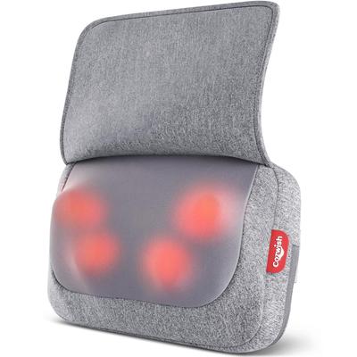 Cozwish Mini Massage Compact Massageur pour le Bas du Dos et les Semelles des Pieds avec Chauffage pour le Bureau ou la Maison Épaule Parfait pour ou Jour Coussin,