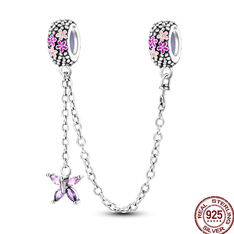 Copper Shiny Zircon Chain Series Beaded Beads Suitable For Pan Original Bracelet Diy Jewelry Gift