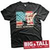 Officially Licensed MTV Distressed USA-Flag BIG TALL 3XL4XL5XL Men's T-Shirt