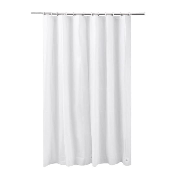 Buy Frandis Plain White Pvc Shower Curtain 190507 at affordable prices — free shipping, real ...