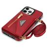 Zipper Crossbody Kickstand Case For iPhone 16 15 14 Plus 13 12 11 Pro Max XR XS 7 8  Long Lanyard Wallet Cards Slot Cover