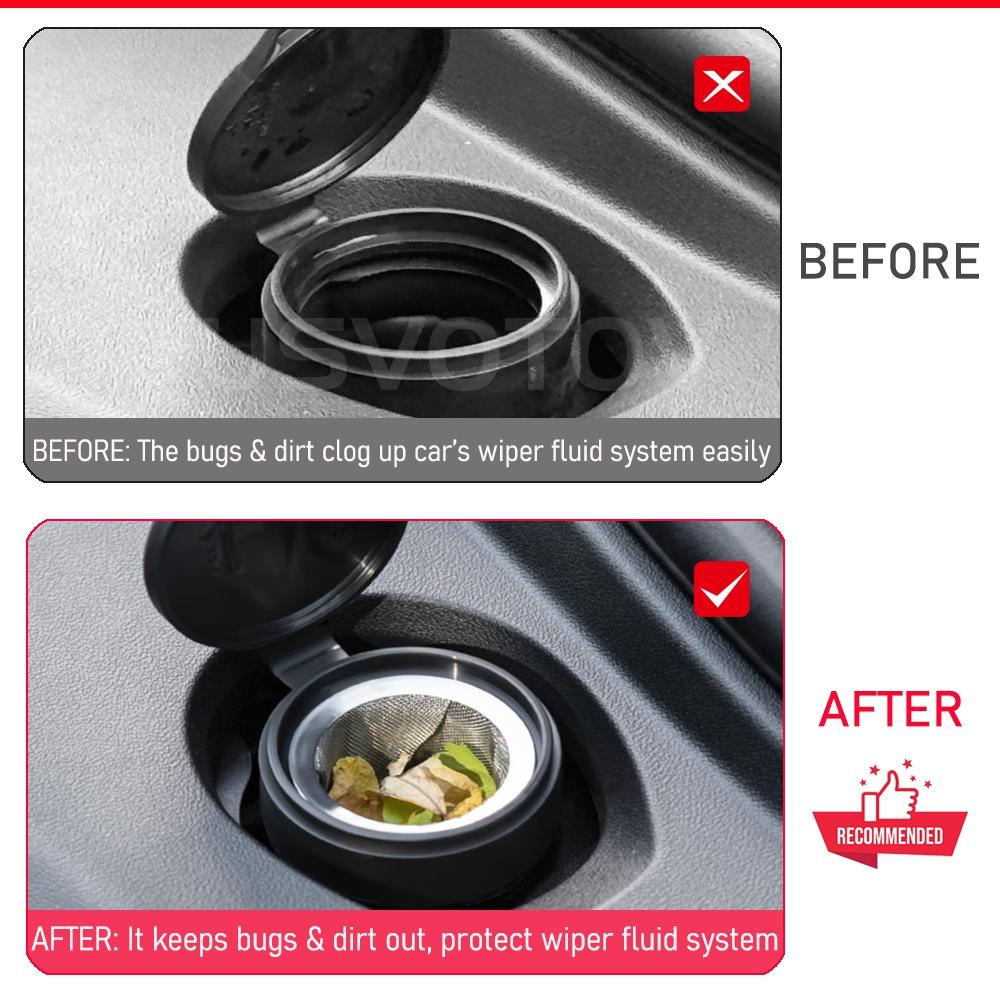 Windshield Wiper Water Filter for Tesla Model 3 S X Y Juniper Screen Mesh Stainless Protective Accessories Glass Water Filter