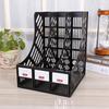 Office Supplies File Holder A4 Desktop Storage File Column Stationery Plastic Thick File Frame File Organizer