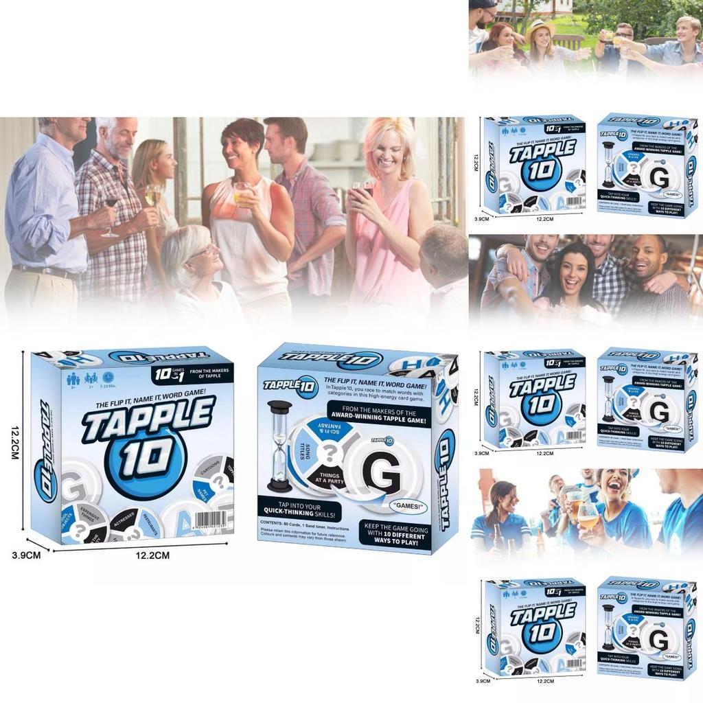 Tapple Englisch Kartenspiel Interaktiver Spaß Lernspiel Für Alle Altersgruppen