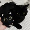 1/2pc Cute Black Cat Plush Toy Doll Small Pendant Cuddly Pillow Cushion Ins Black Cat Plush Toy Doll for Boy Girl Brithday Gifts