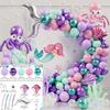 Mermaid Ocean Theme Balloon Garland Set for Birthdays and Weddings