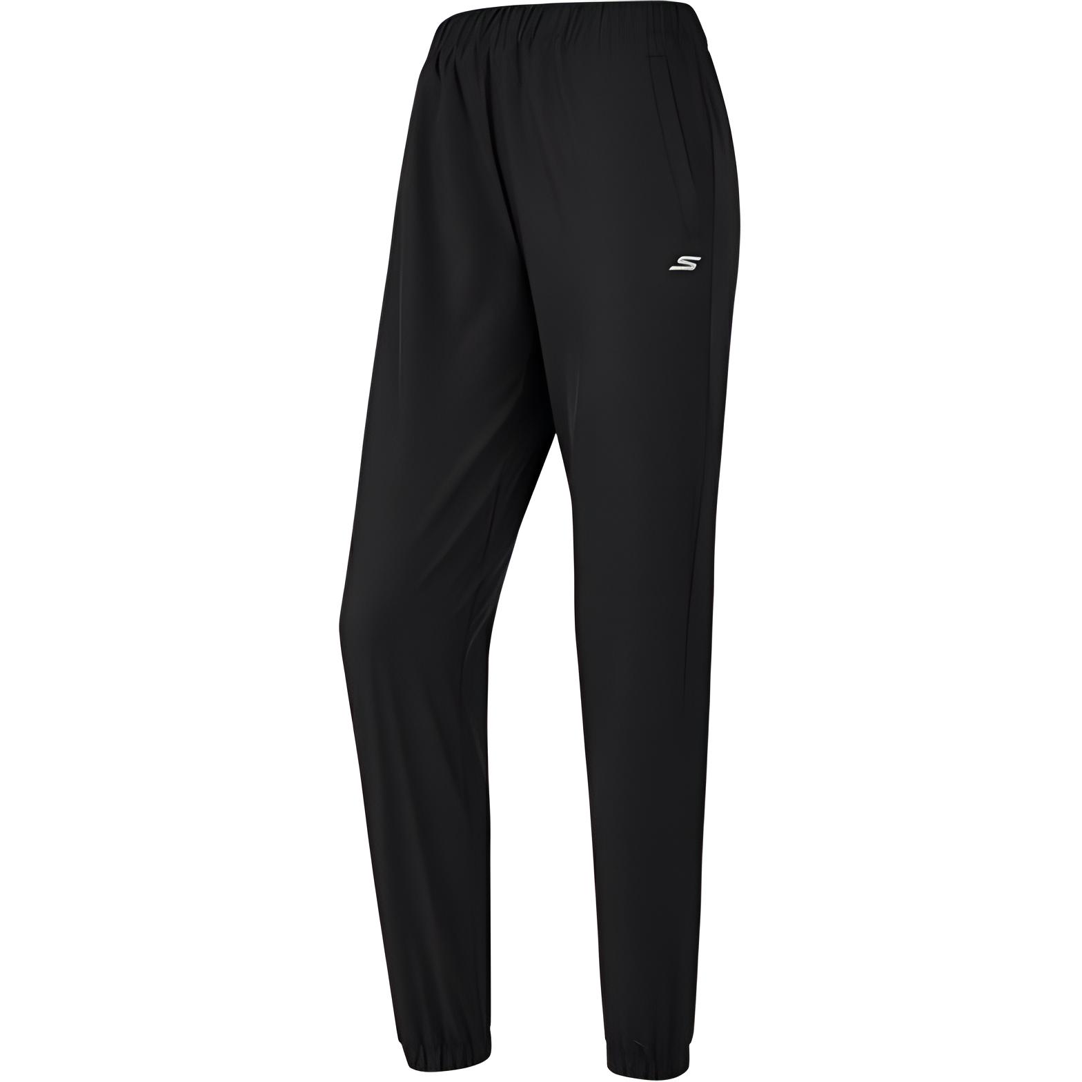 Skechers Moisture Wicking Quick Dry Windproof Casual Pants Women pants Carbon-Black P423W092-0018 S