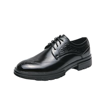 Men Shoes Comfy Wedding Leather High Quality Brogues Leather Classic Men'S Dress Formal Leather Social Oxford Shoe