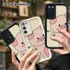 Telefono dėklas: 2D plokščias apsauginis dėklas Samsung Galaxy A34 A35 M05 M06 S20 S22 S21 FE Plus 5G, sveikinantis mažas paršelis, puikus Kalėdų ir Helovino šventėms