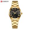 CURREN 9095 Women's Quartz Watch Roman Numerals Calendar Waterproof Female Wristwatch