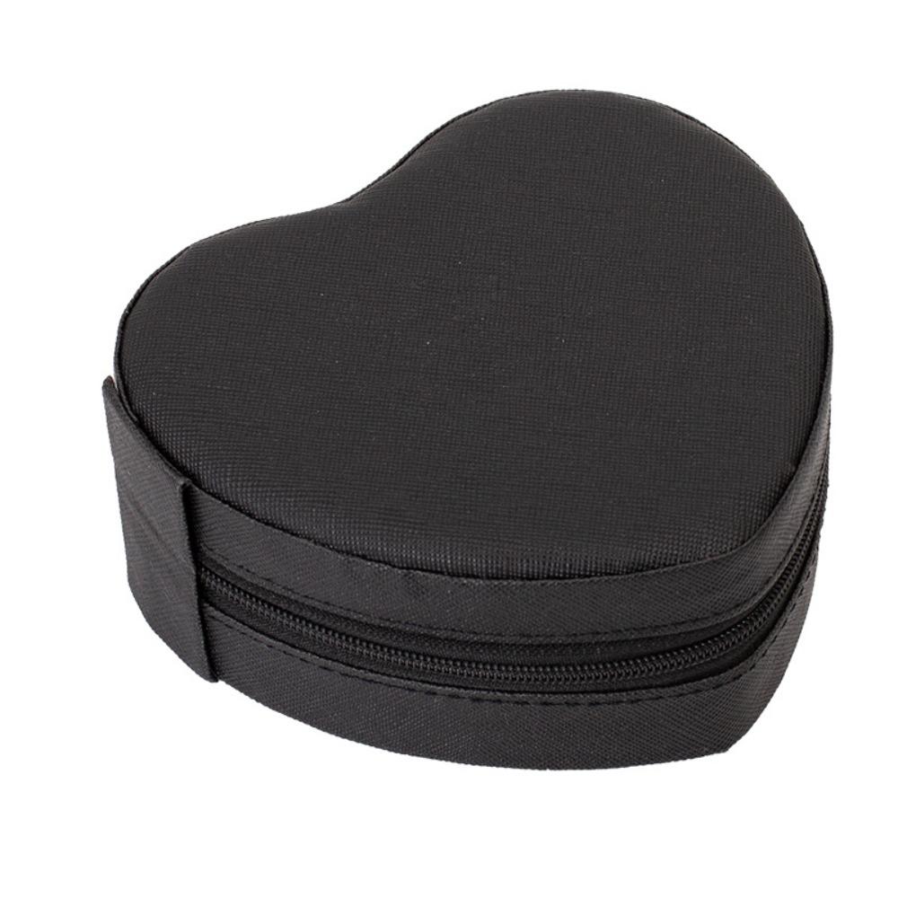 Solid Color Jewelry Box Heart-Shaped Necklace Storage Box Earrings Storage Box Jewelry Storage