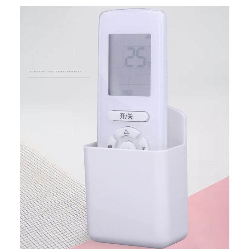 Self-Adhesive Wall Mount Remote Control Holder Multifunctional Pencil Organiser Holder Makeup Brushes Holder for Wall