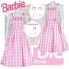 2023 Summer Season Barbie Cosplay Dress With Tight Polyester Fabric