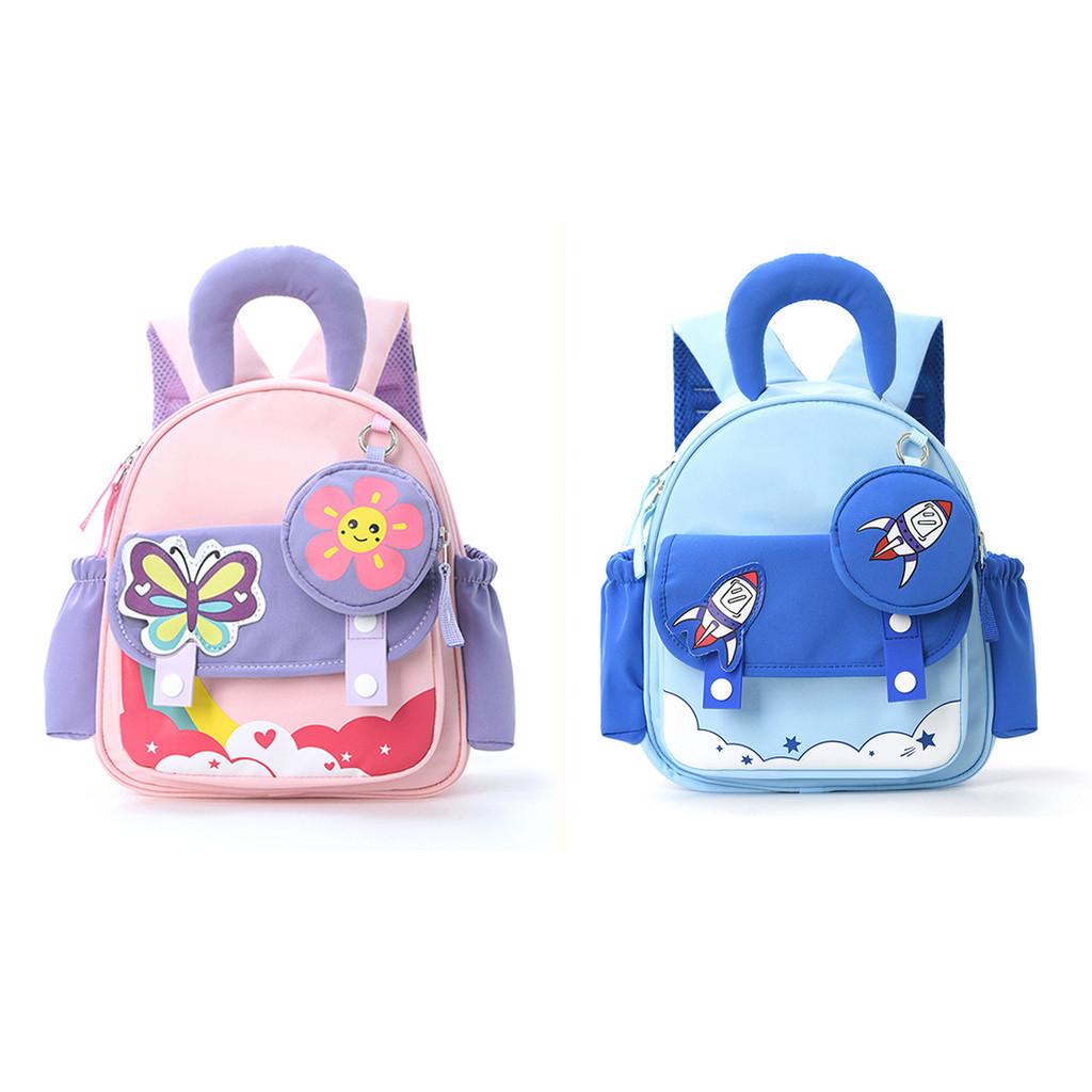 Childrens Cartoon Backpack With Polyester Material For School Travel And Storage