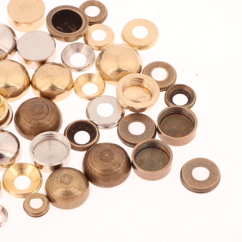 8 Stück Messing Ziernagel Spiegel Werbeschild Kappenabdeckung Selbstschneidende Schraube 9/12/13/15Mm