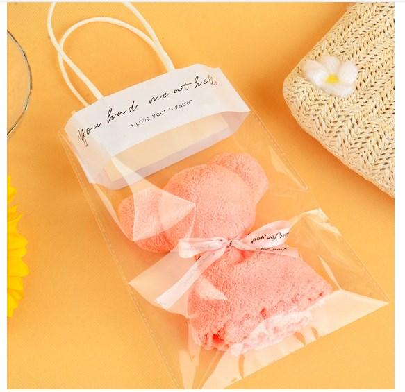 1-10PCS Cute Bear Towel Gifts High Quality Bridesmaid Gifts Lovely Baby Shower Party Favors Guests Christmas Presents 30X30Cm
