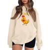 Women's Fashion Casual Round Neck Long Sleeve Top Printed Pullover Sweatshirt