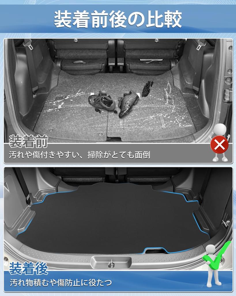 Mixsuper New Sienta Luggage Trunk Compatible with 10 Series SIENTA and MXPL15G 2022 Present Waterproof Luggage PVC Rollable Abrasion and Stain Easy