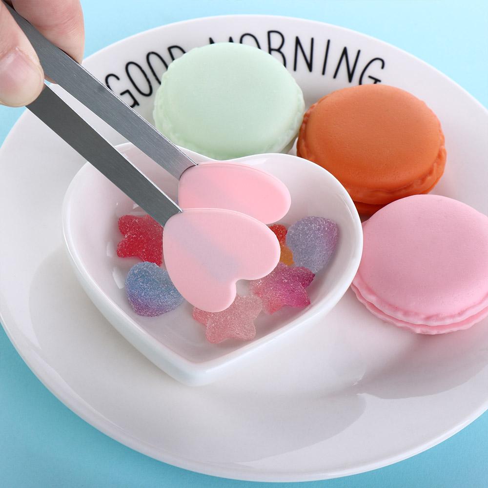 Silicone Non Slip Bread Salad Kitchen Tool Snack BBQ Tong Food Clip Cooking Utensils Ice Cube Clamp