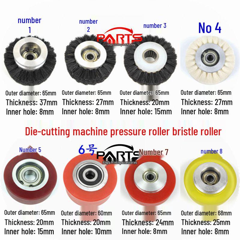 Die-Cutting & Laminating Machine Roller, Paper Mounting & Feeding Wheel, Hot Stamping & Printing Machine Rubber Roller.