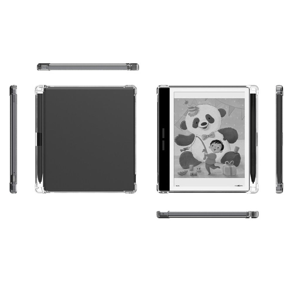 Air Bag E-Reader Case Wear Resistant Clear Back Shell Protective Cover for Bigme B751/B751C/Read