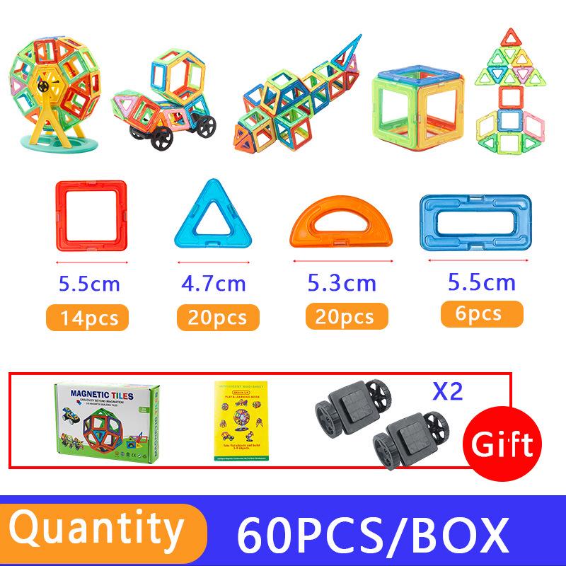 Magnetic Building Blocks for Kids - Educational and Strong Magnet Toy Set