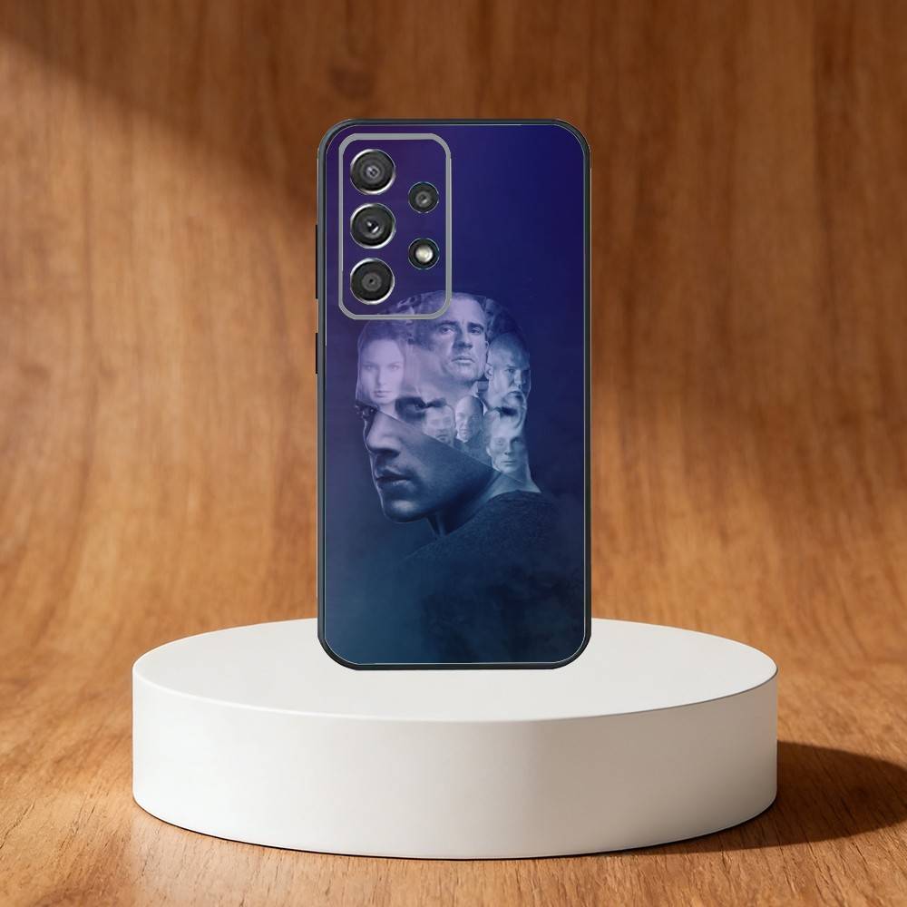 Movie P-Prison B-Break Phone Case For Samsung S25,S24,S21,S22,S23,S30,Ultra,S20,Plus,Fe,Note,10,9,5G Black Cover