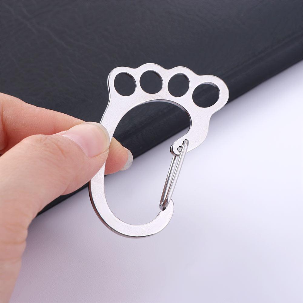 Silver Color Key Holder Easy Removal Key Ring Accessory Anti-Loss Key Ring For Men Women