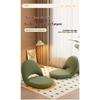 Versatile Tatami Floor Cushion Chair Foldable Lazy Sofa with Backrest for Sitting Sleeping on Bed Windowsill