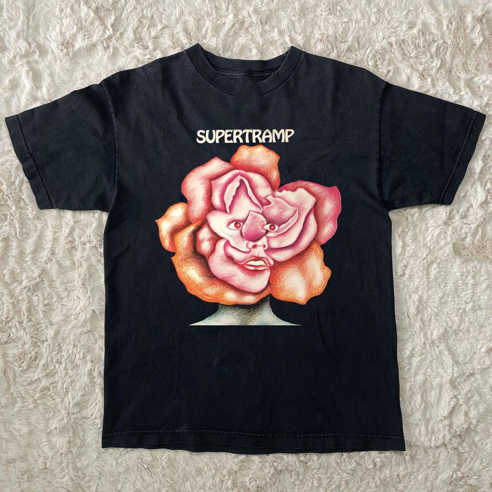 

SUPERTRAMP Self Titled 80’s Short Sleeve Black Size S-5XL Shirt OM101 Unisex T-Shirt M