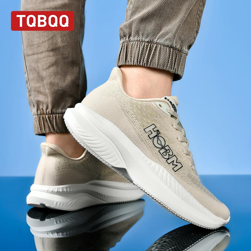 Men's Ultralight Carbon Plate Running Shoes Marathon Gym Training Shoes for Male Comfortable Non-Slip Sneakers