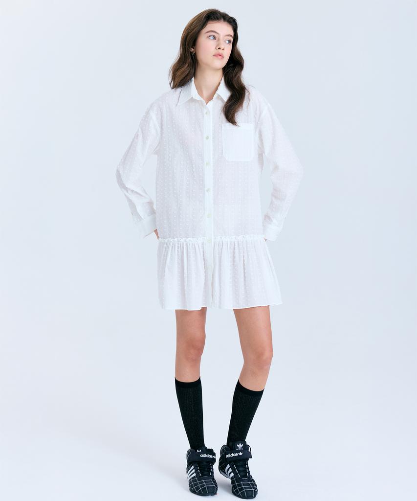 Peileu Blanche Shirt Dress
