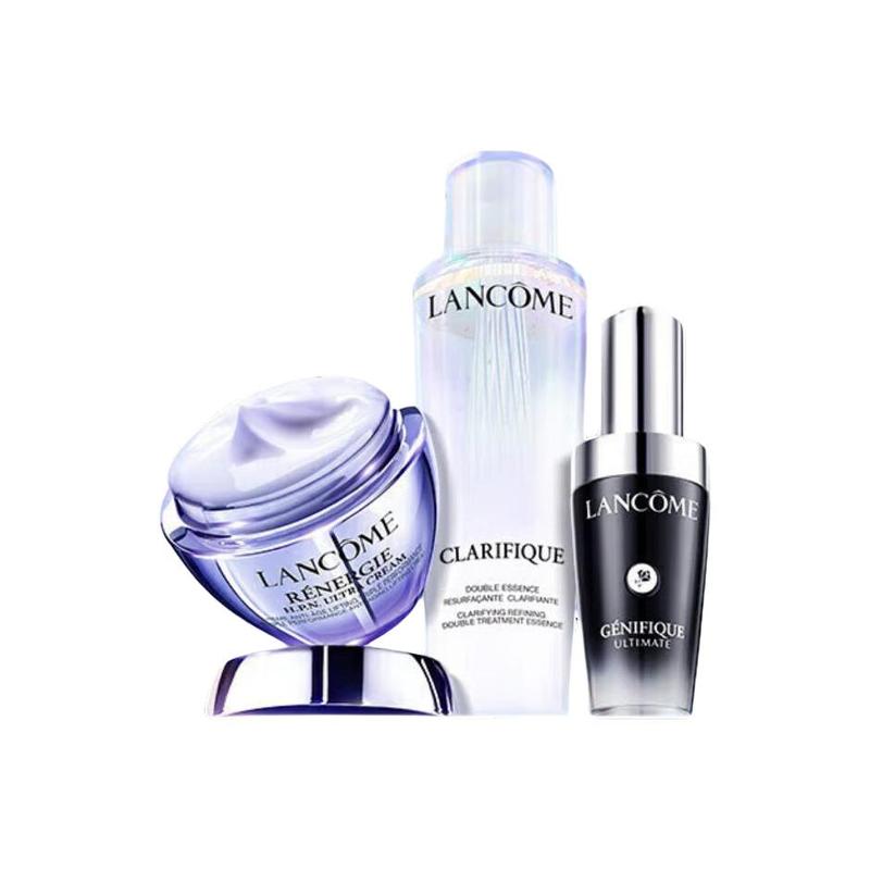 LANCÔME Skin Care Set Firming and Radiant Set, Moisturizing and Hydrating Essence Water 150ml+essence 30ml+face Cream 50ml Without Gift Box Gift Bag