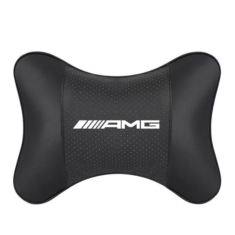Cuscino per poggiatesta per seggiolino auto con logo auto per Mercedes Benz AMG GLC W203 W206 W220 W205 W211 W212 W201 W210 W108 W168 Accessori BH1