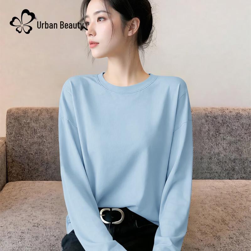 Women s Long-Sleeve Loose Cotton Base Layer Top S