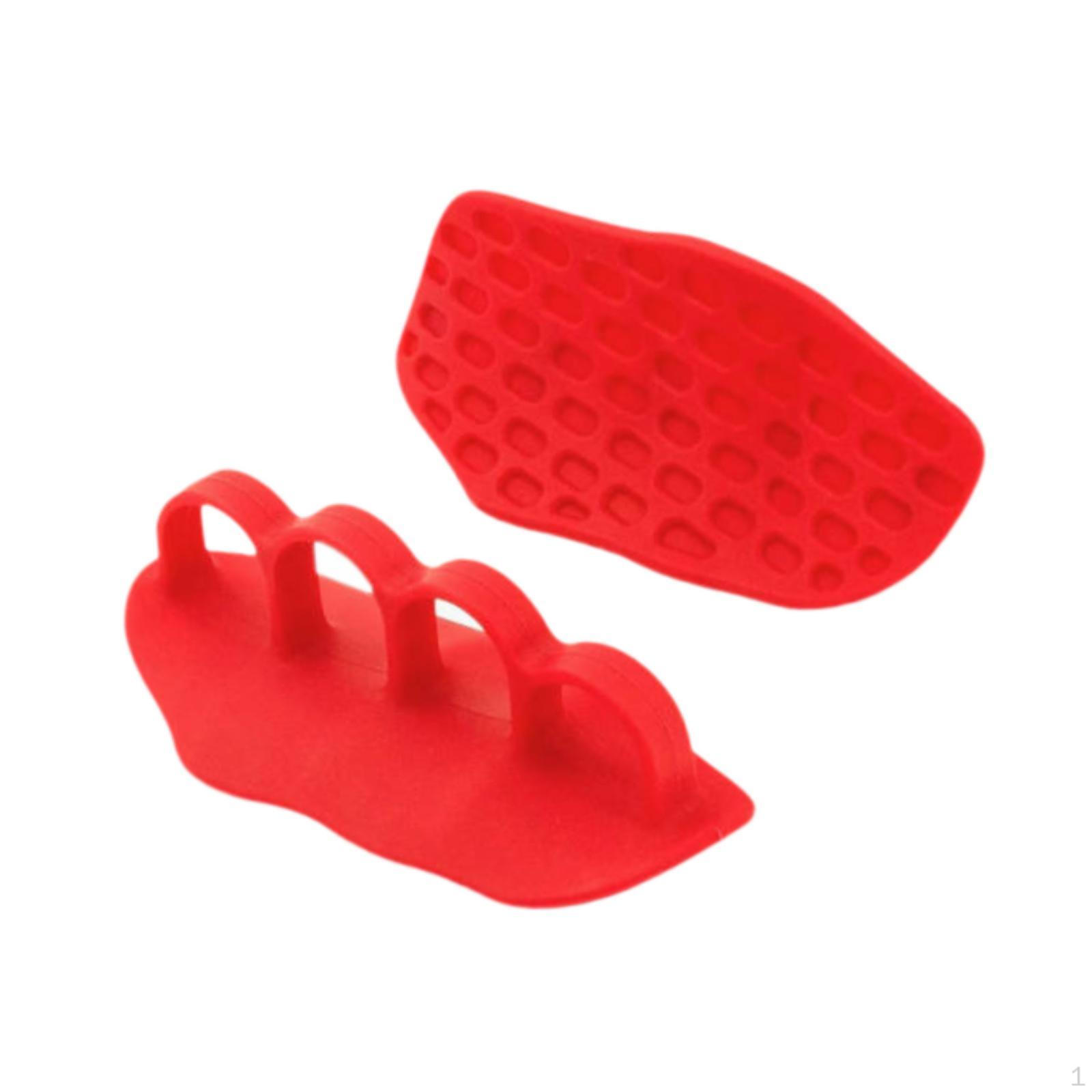 

1 пара ручек для гимнастики The Weight Gym, не указанные в списке, силикон красный