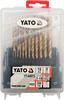 HSS-TiN METAL DRILL SET 19 PCS 1-10MM YT-44675 YATO