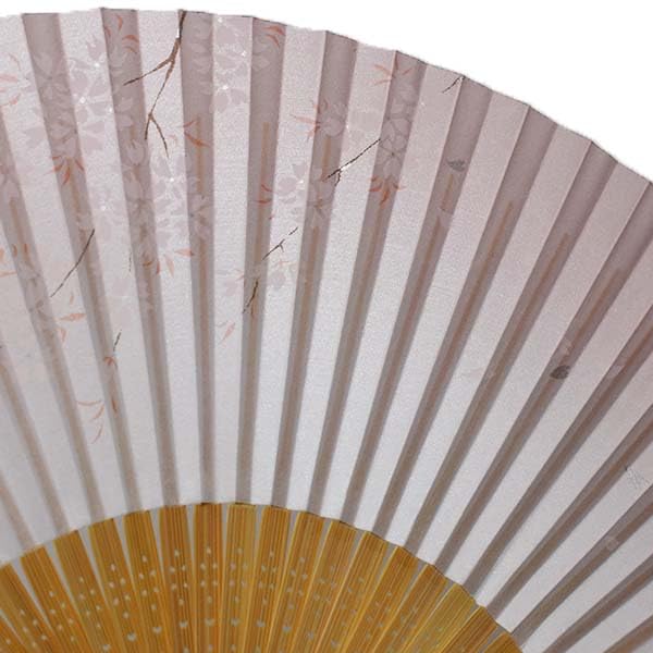 Boyalı Kimono, beyaz bambudan yapılmış, oymalı inci kiraz çiçeği [Şık Iroha] Yüksek kaliteli yelpaze, Japonya, detaylar, işçilik, tasarım, kokulu.