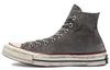 Men's Sneakers 1970s High Top Canvas Shoes Unisex Coffee