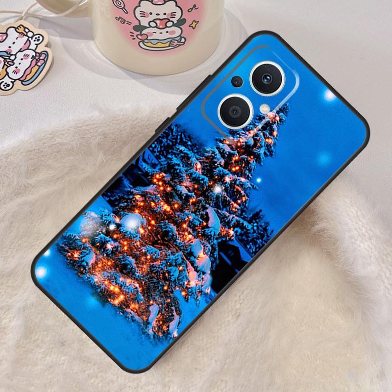 Merry Christmas Tree Case For OPPO Reno 5 Lite 4 6 7 8 10 Pro 8T 4Z 5Z OPPO Find X3 Lite X2 Neo X5 X6 Pro Cover