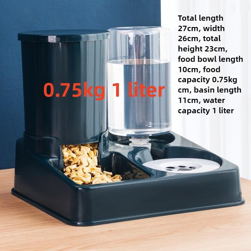 

Премиум 2 в 1 наклонная автоматическая кормушка для домашних животных и воды - Гравитационный дозатор корма с поилкой - Идеально подходит для мисок для кошек и собак