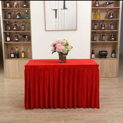Solid Color Conference Table Skirt & Cloth