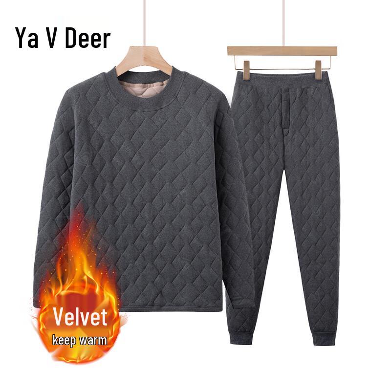 

Зимний теплый стеганый комплект-двойка Yalu 2025 для пожилых L