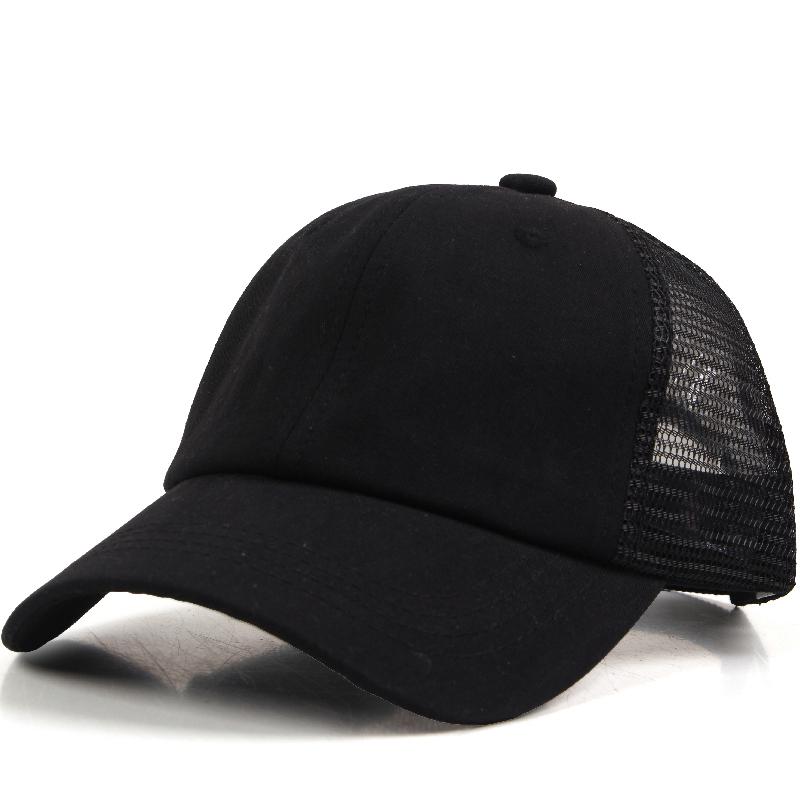 Summer Kids Cap Solid Color Mesh Breathable Baseball Caps Sun Protection Sun Hat Korean Style Children Travel Accessories