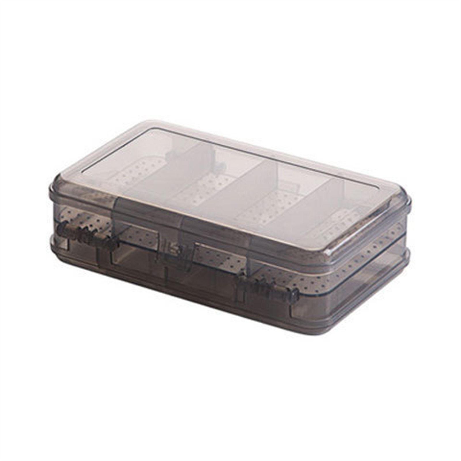 

Компактные пластиковые органайзеры для ювелирных изделий, удобная коробка для сортировки ювелирных изделий, двухслойные пластиковые органайзеры для домашнего декора