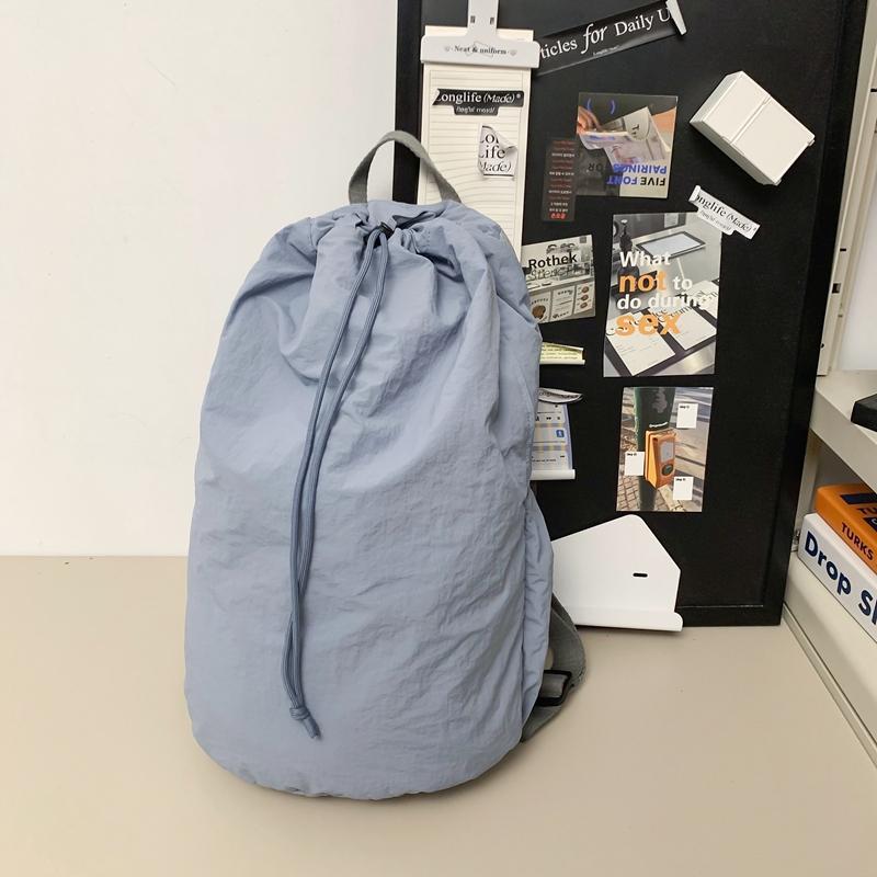 Простая мужская сумка на шнурке — фото 10