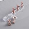 Nail Art Practice Tray with Strong Magnet and Wearable Crystal Pieces