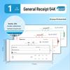 Qinglian Q Series 54K Universal Payment Receipt Book with Carbon Copy, Two-Part and Three-Part Forms