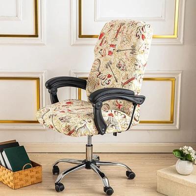 Floral Computer Büro Stuhl Abdeckung Elastische Rotierenden Gaming Sessel Abdeckung Stretch DeskSeat Schutzhülle funda para silla de oficina