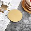 Mirror-like Gold Stainless Steel Coaster Set Scald-proof Drink Pad Insulated Cup Mat  Dish